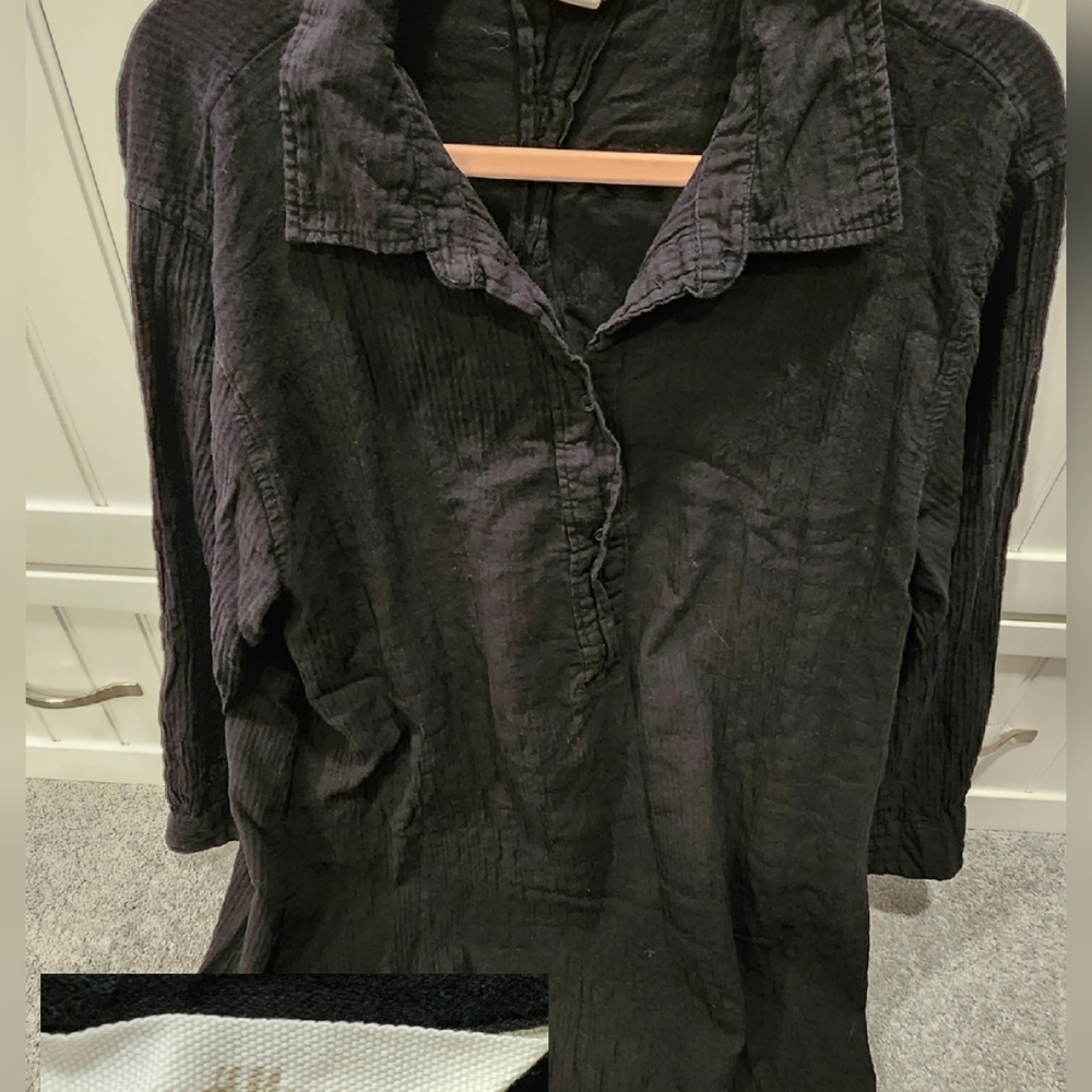 H&M Black Swim Coverup